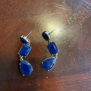 J Crew Blue Earrings